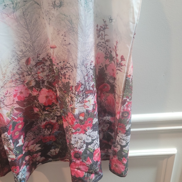 NWT Womens Floral Sleeveless 1X Lightweight OrderPlus - Picture 6 of 11